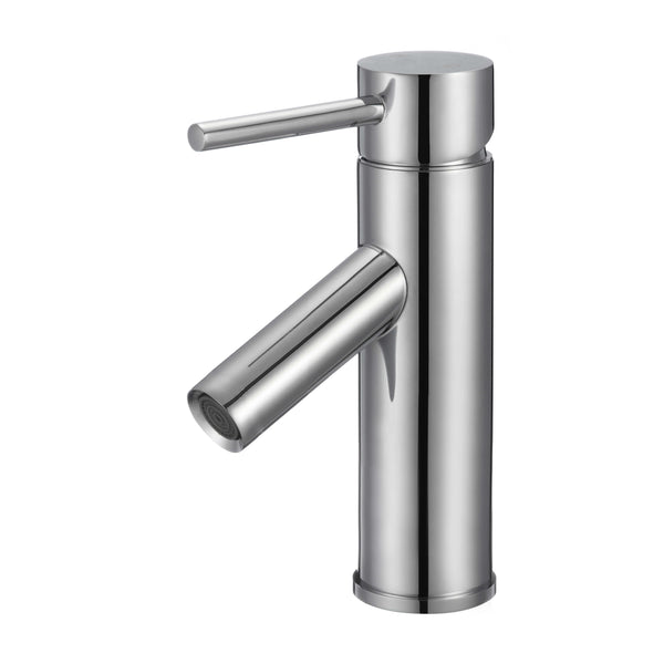 Wide Chrome Basin Tap