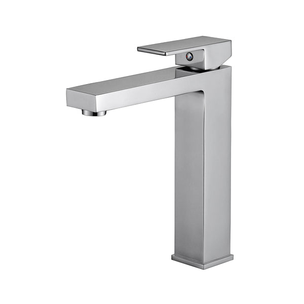 Squared Wide Long Chrome Basin Tap