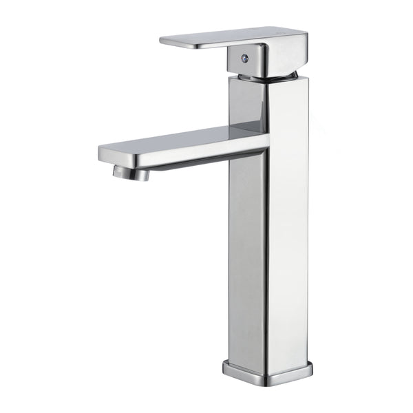 Squared Long Chrome Basin Tap